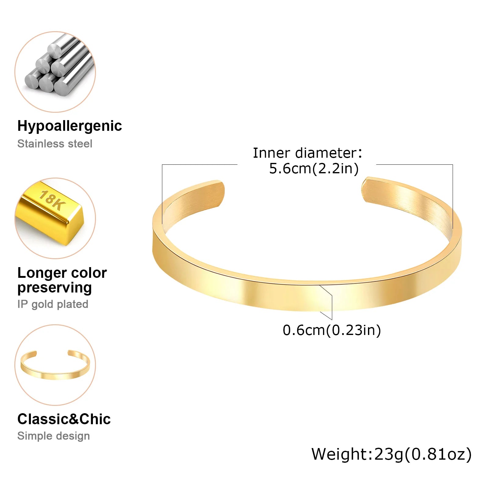 VIREN Cuff Bracelets